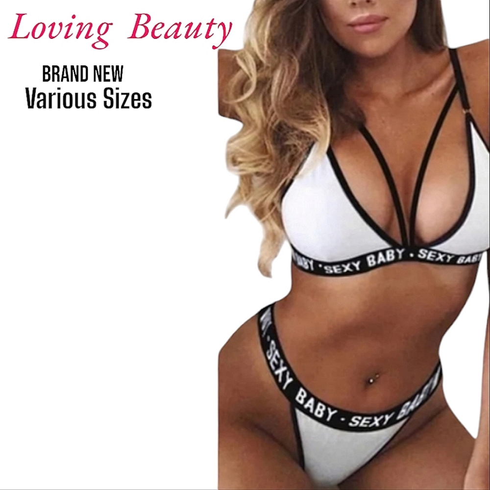 "SEXY BABY" Bra & Thong Outfit BRAND NEW / NEVER OPENED OR USED